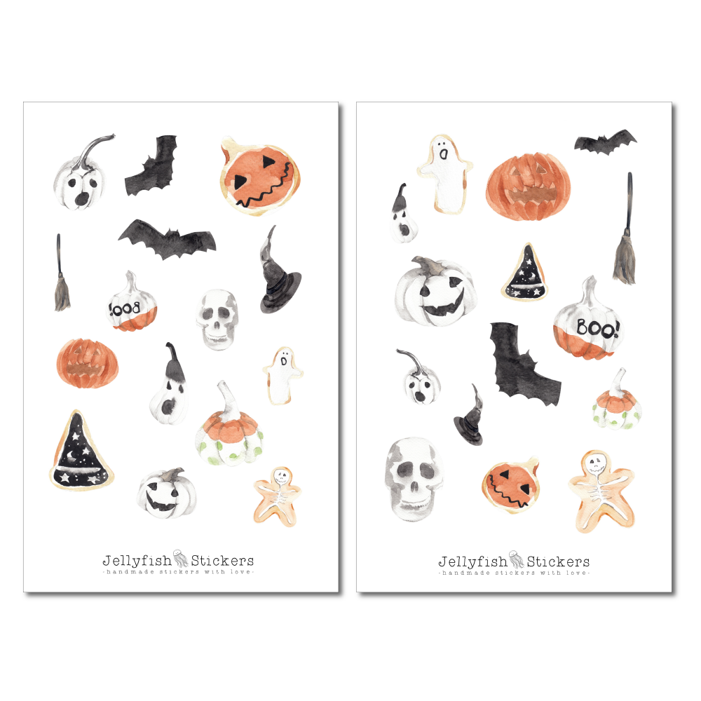 Fall Halloween Sticker Set