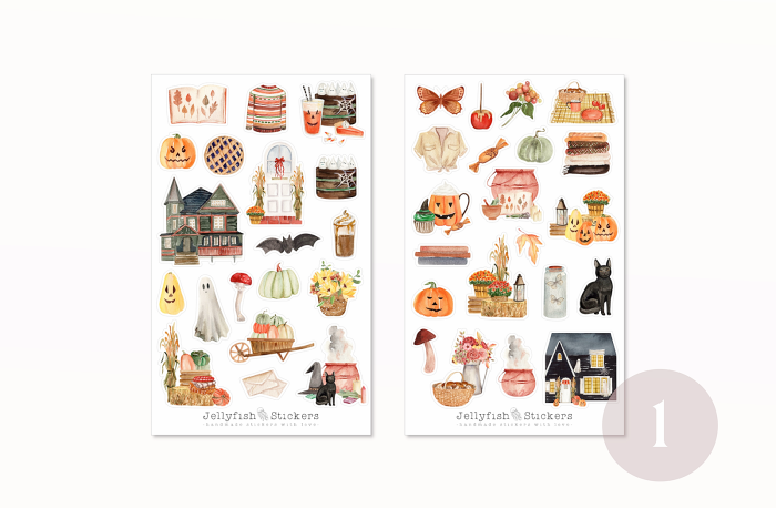 Halloween Sticker Set