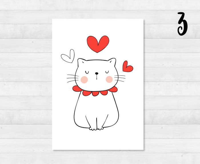 Cats Postcards Set - DIN A6