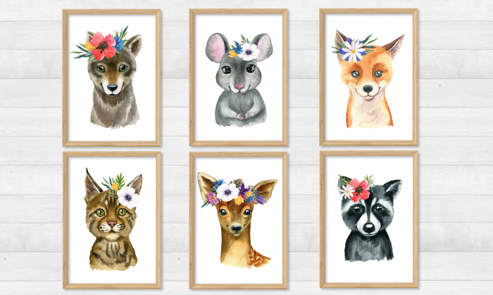 Baby Tiere Poster