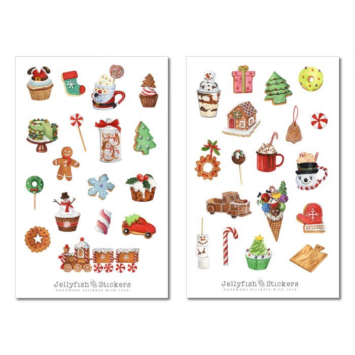 Weihnachten Sticker Set