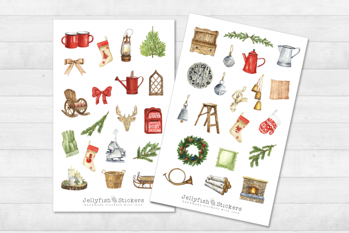 Winter Home Sticker Set