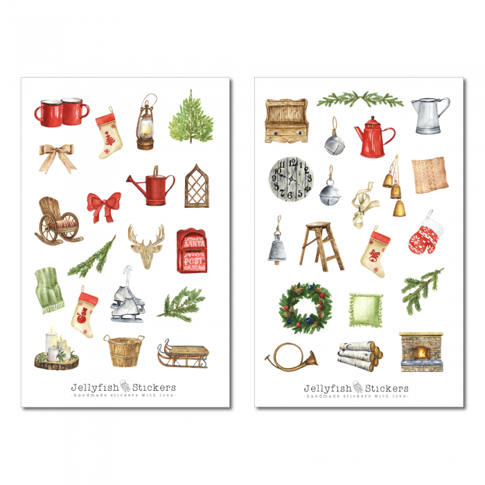 Winter Home Sticker Set