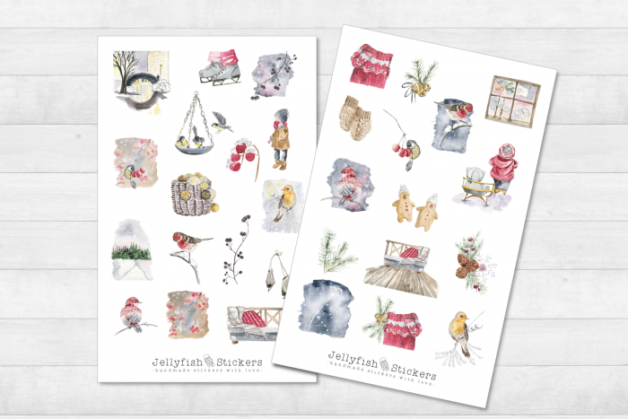 Winter Sticker Set
