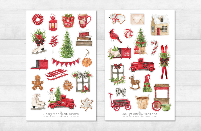 Christmas Sticker Set