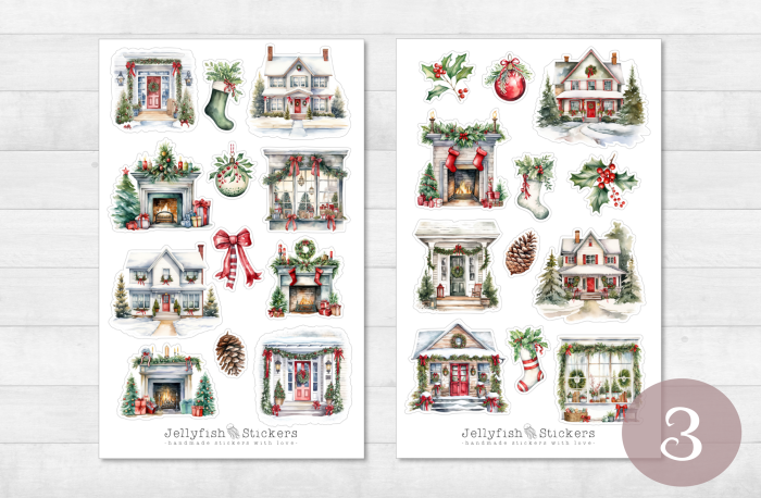 Cozy Christmas Sticker Set