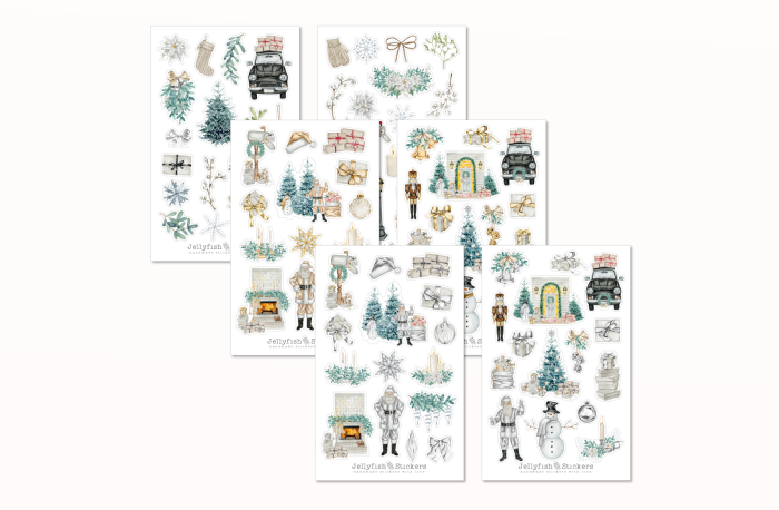 Weihnachten Sticker Set