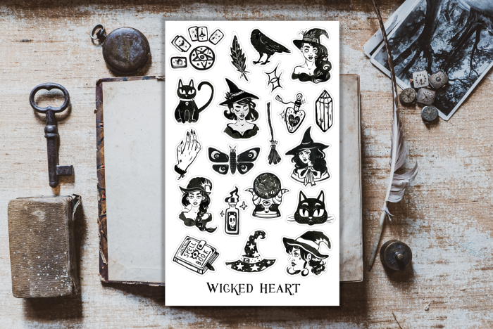 Witch Sticker Sheet