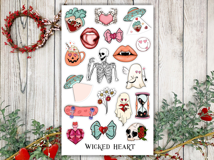 Valentine's Day Sticker Sheet