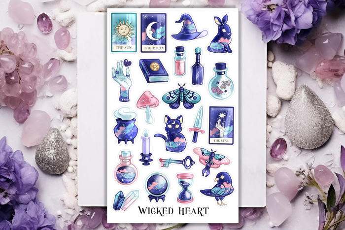 Magie Stickerbogen