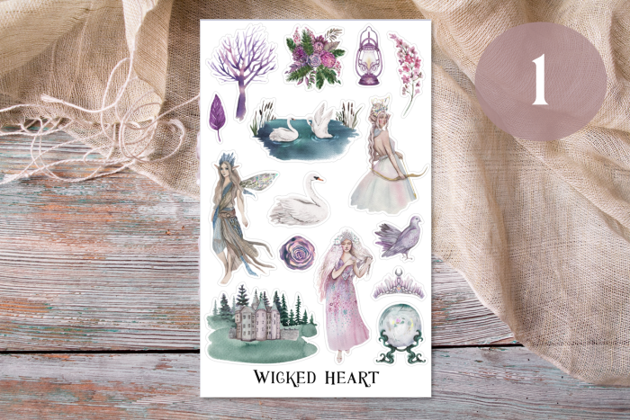 Märchen Stickerbogen