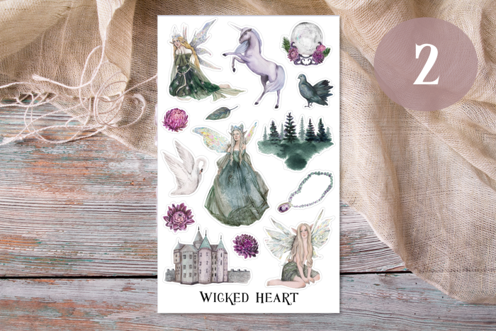 Märchen Stickerbogen
