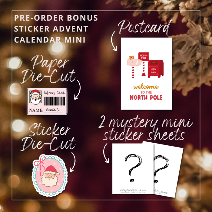 PRE-ORDER + BONUS - Sticker Advent Calendar 2025: EVERYDAY