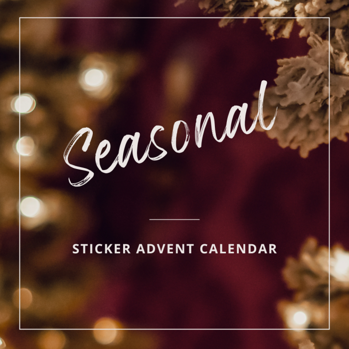 PRE-ORDER + BONUS - Sticker Advent Calendar 2025: SEASONAL