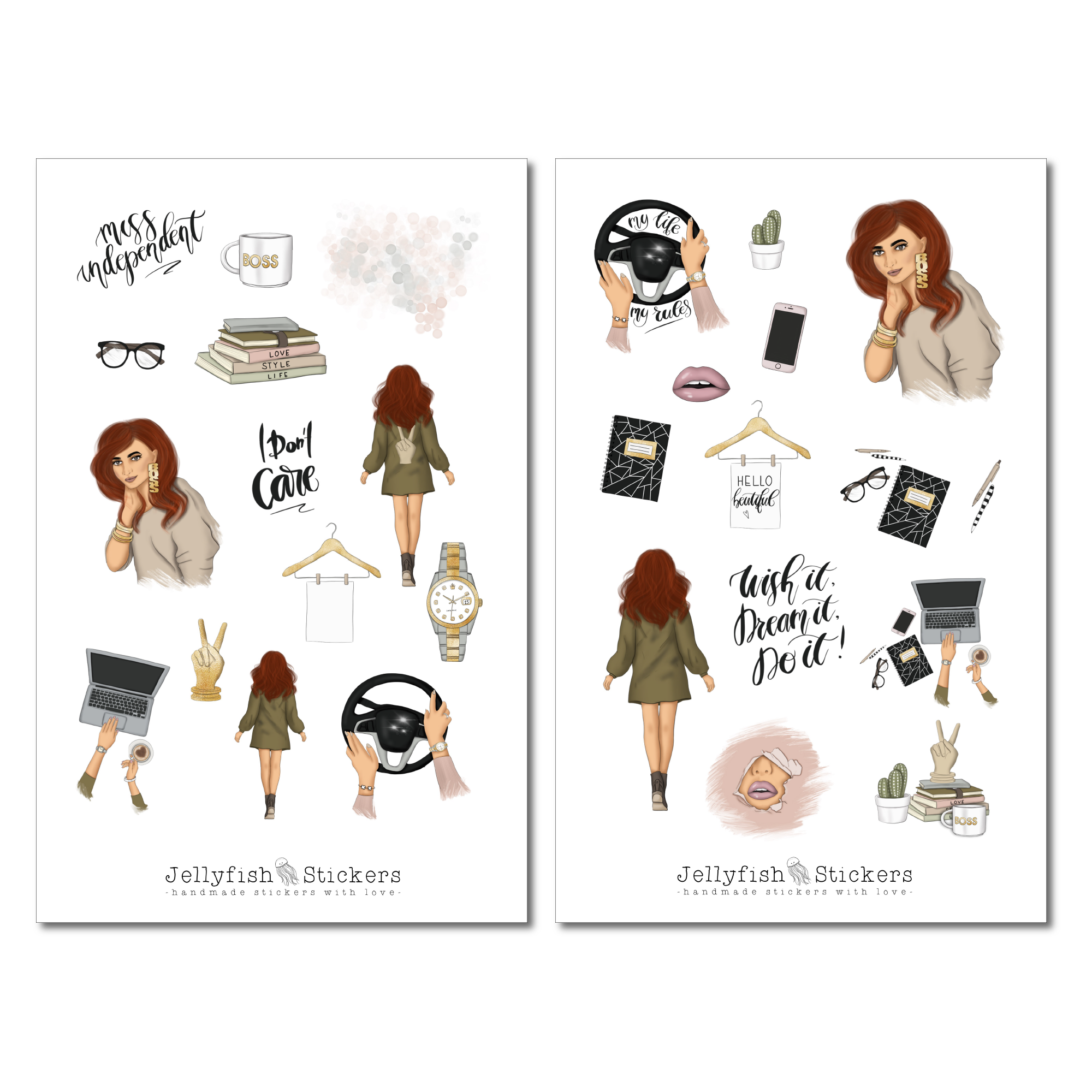 Girl Girlboss Sticker Set