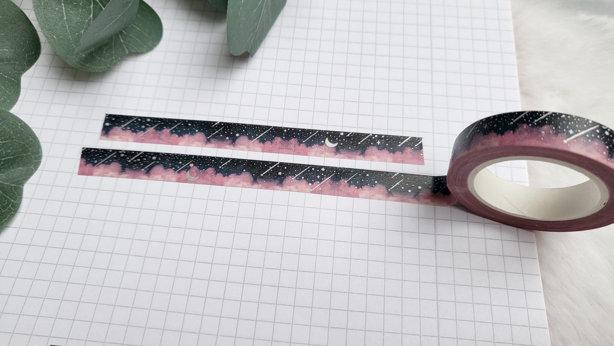 Washi Tape Sternschnuppen