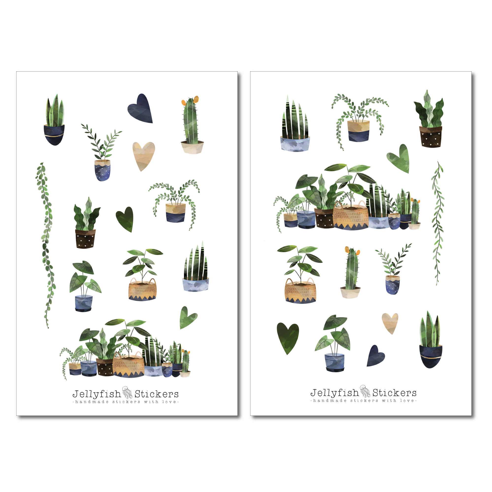 Houseplants Sticker Set