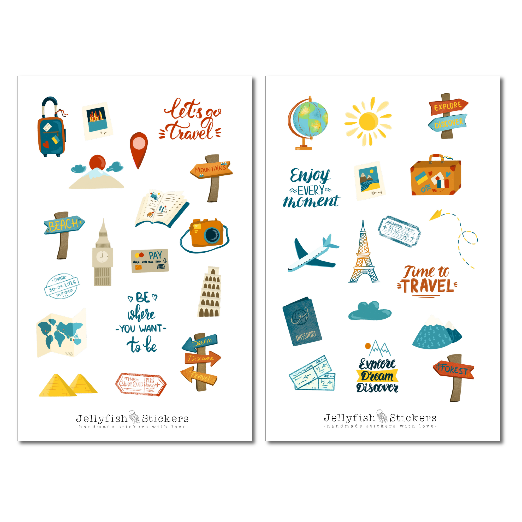 Travel Sticker Set