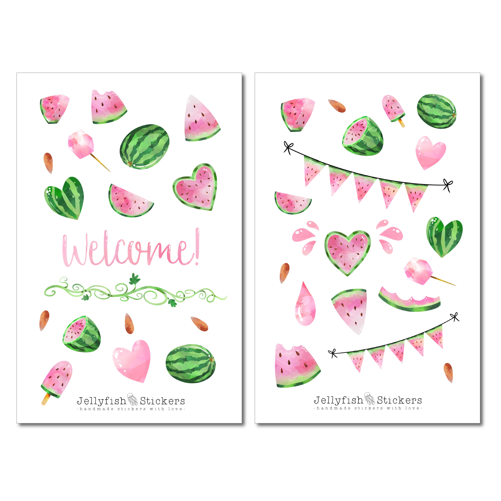 Wassermelone Sticker Set