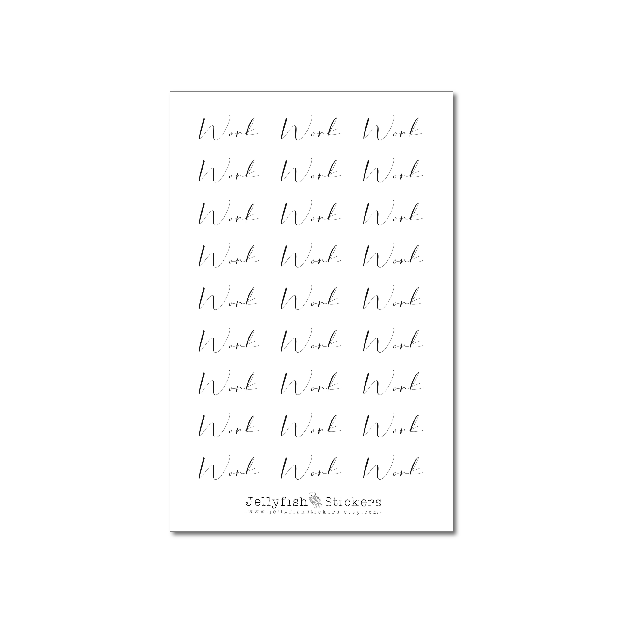 Skript Sticker Work Sticker Set