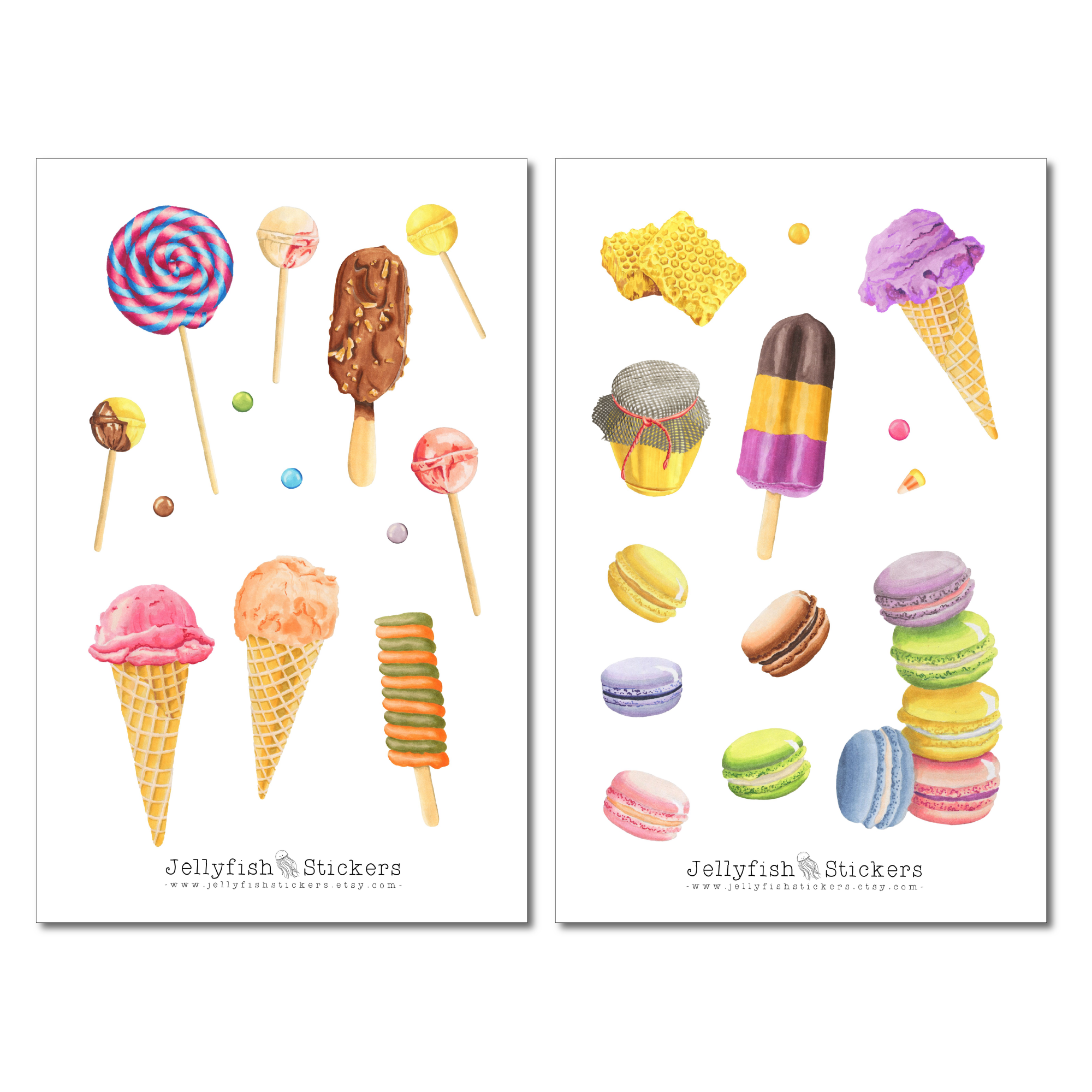 Sweet Pastry Sticker Set