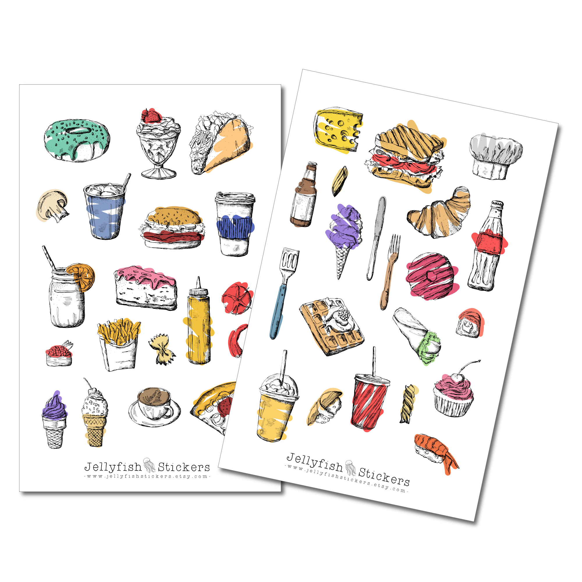 Food Sticker Set