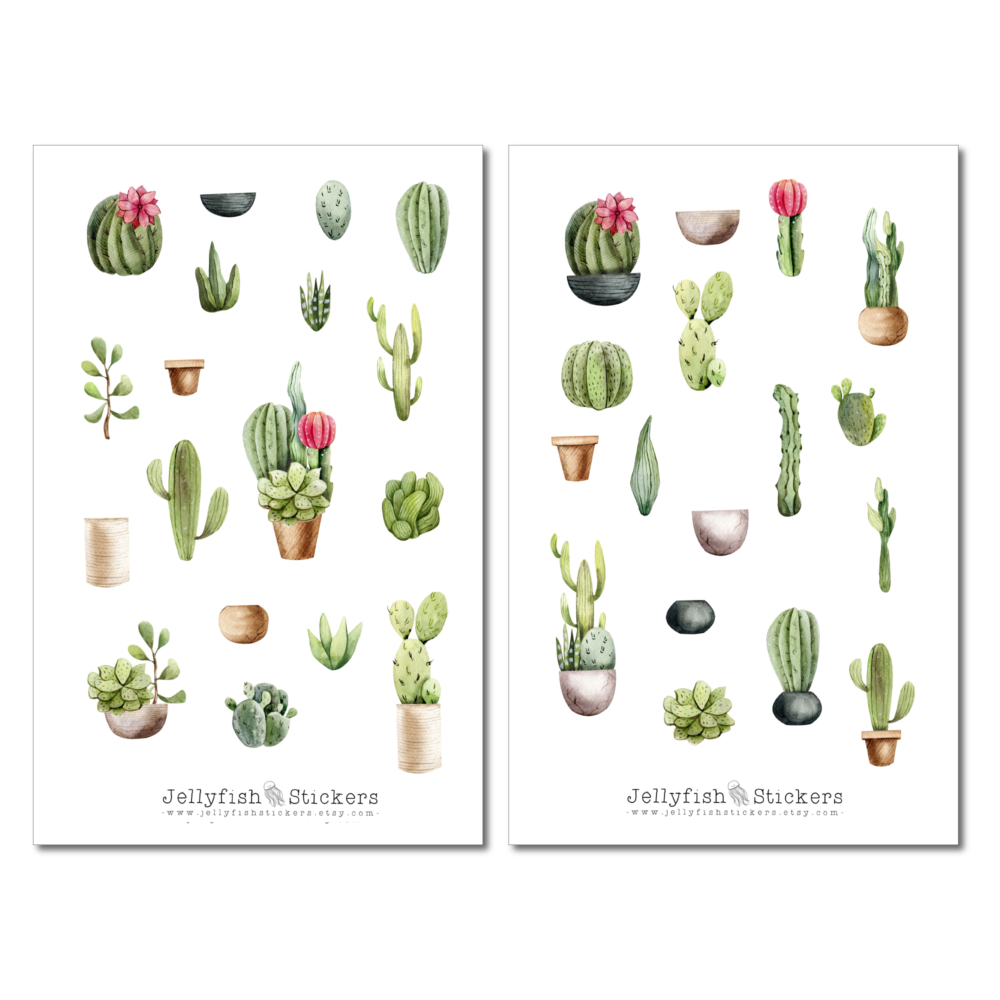 Cactus Sticker Set