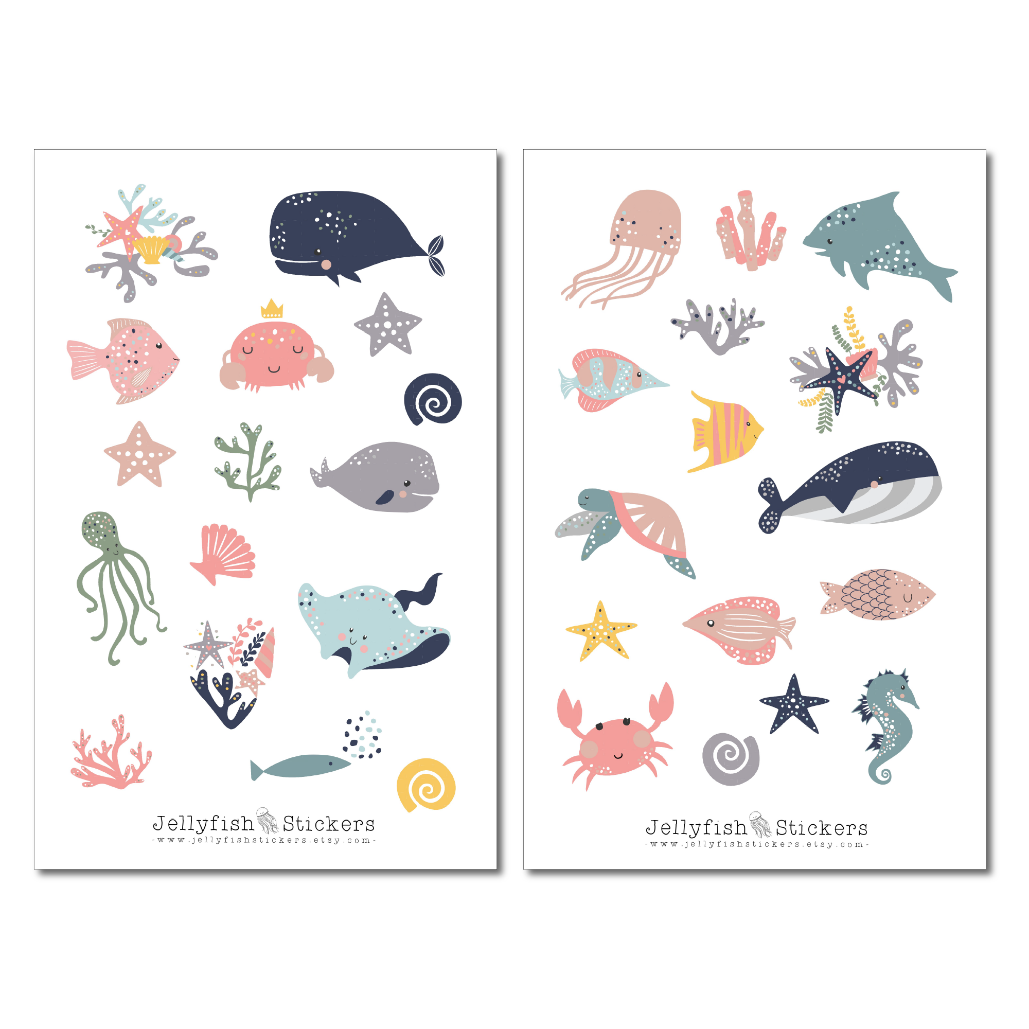Meerjungfrauen Sticker Set