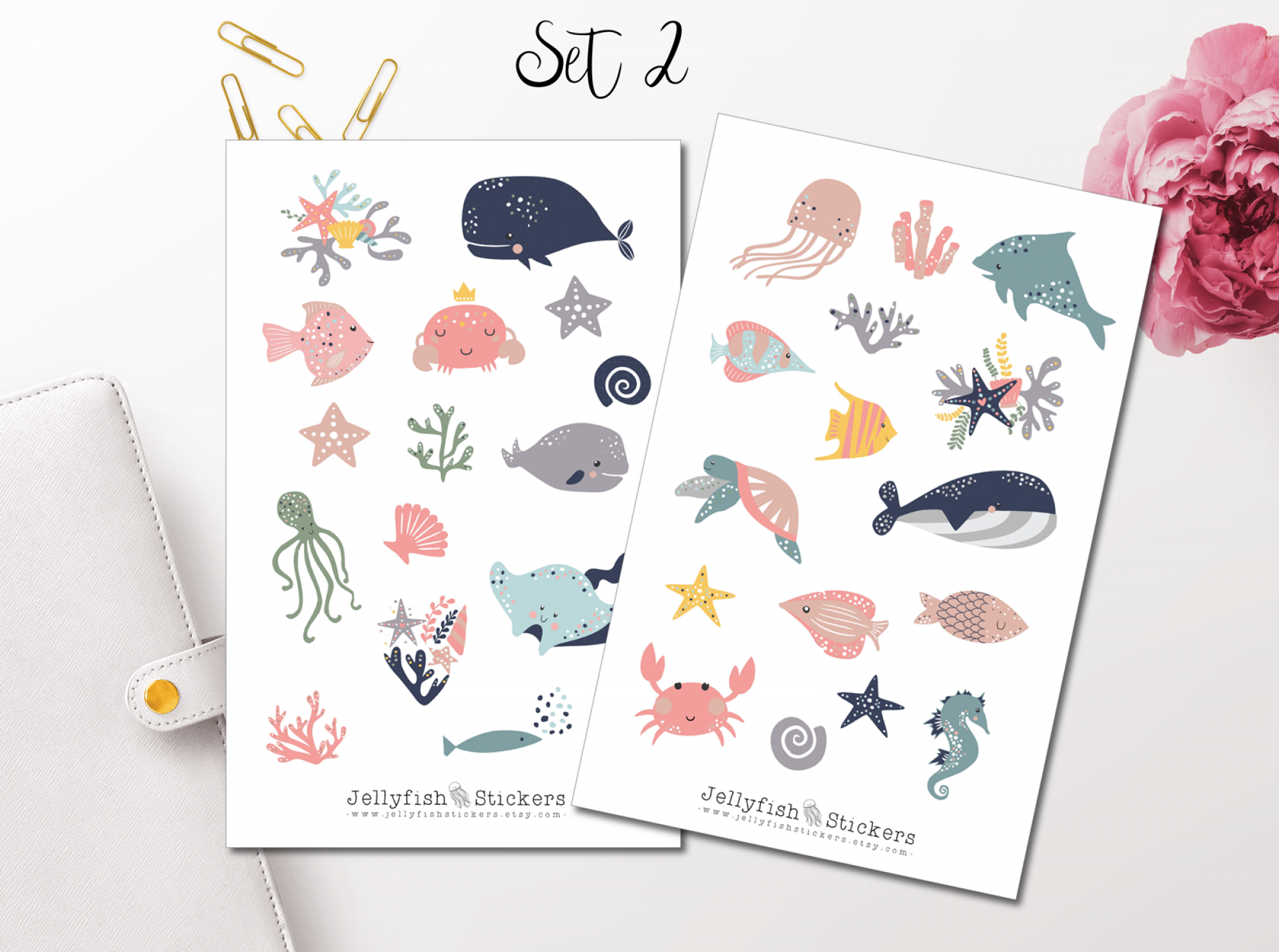 Meerjungfrauen Sticker Set
