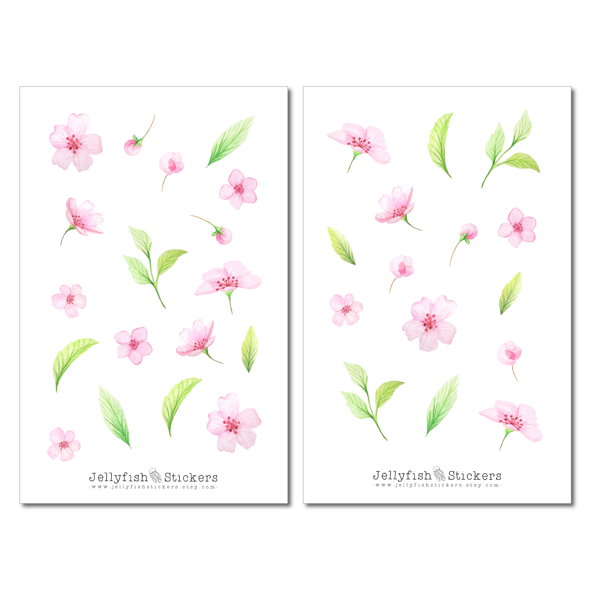 Kirschblüten Sticker Set