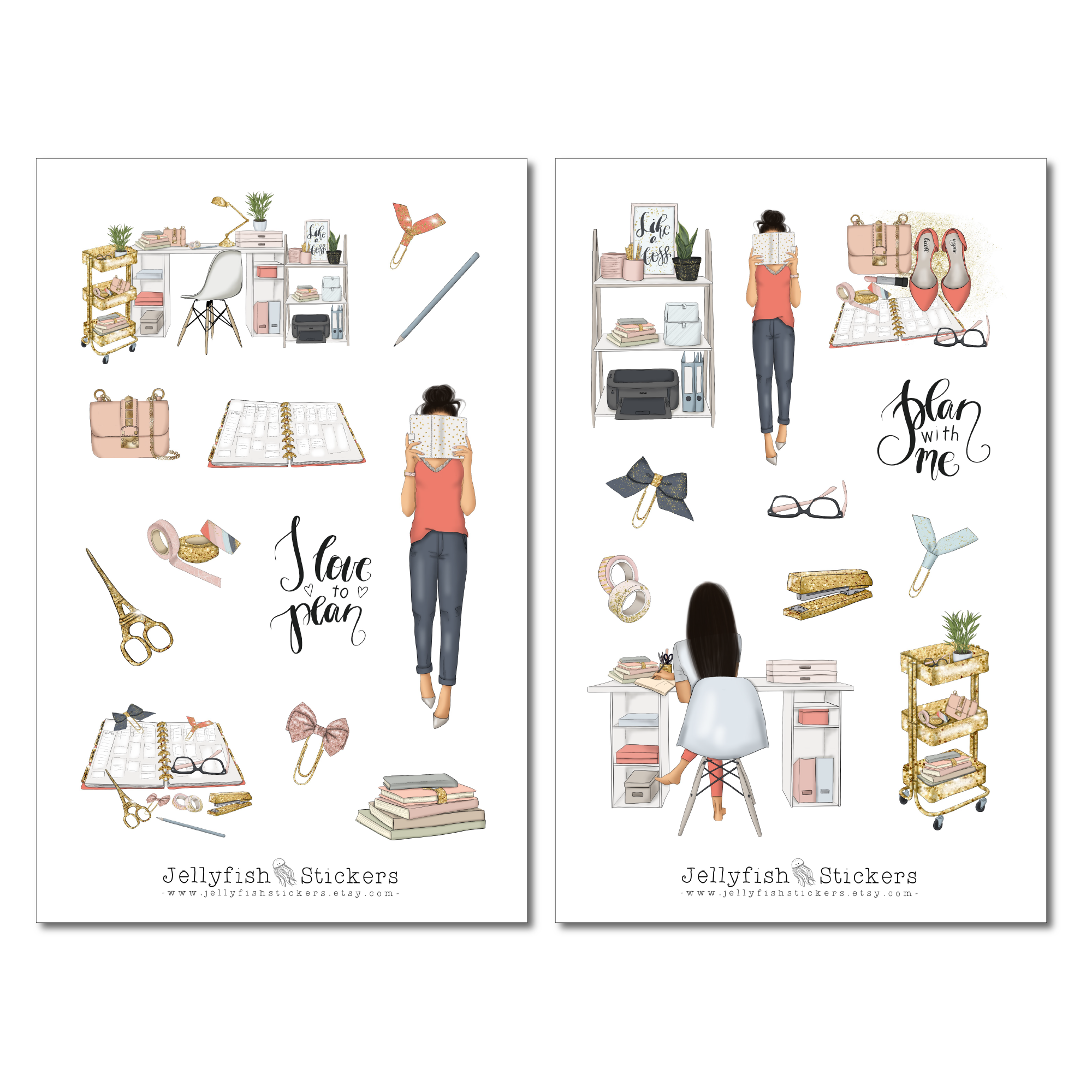 Plannergirl Sticker Set