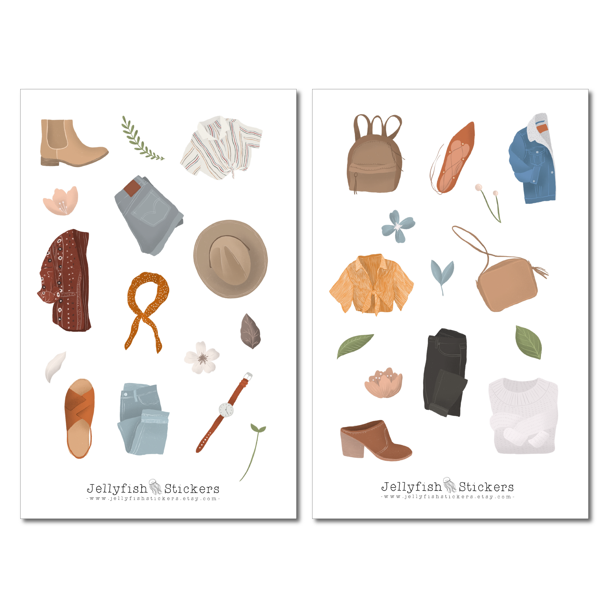 Boho Sticker Set