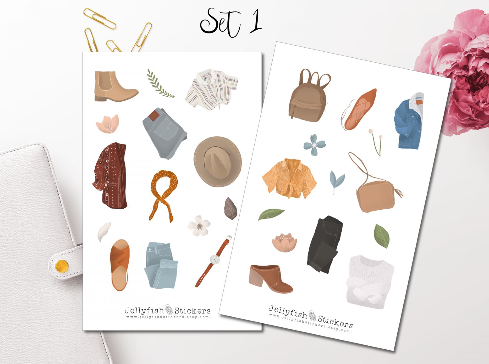 Boho Sticker Set