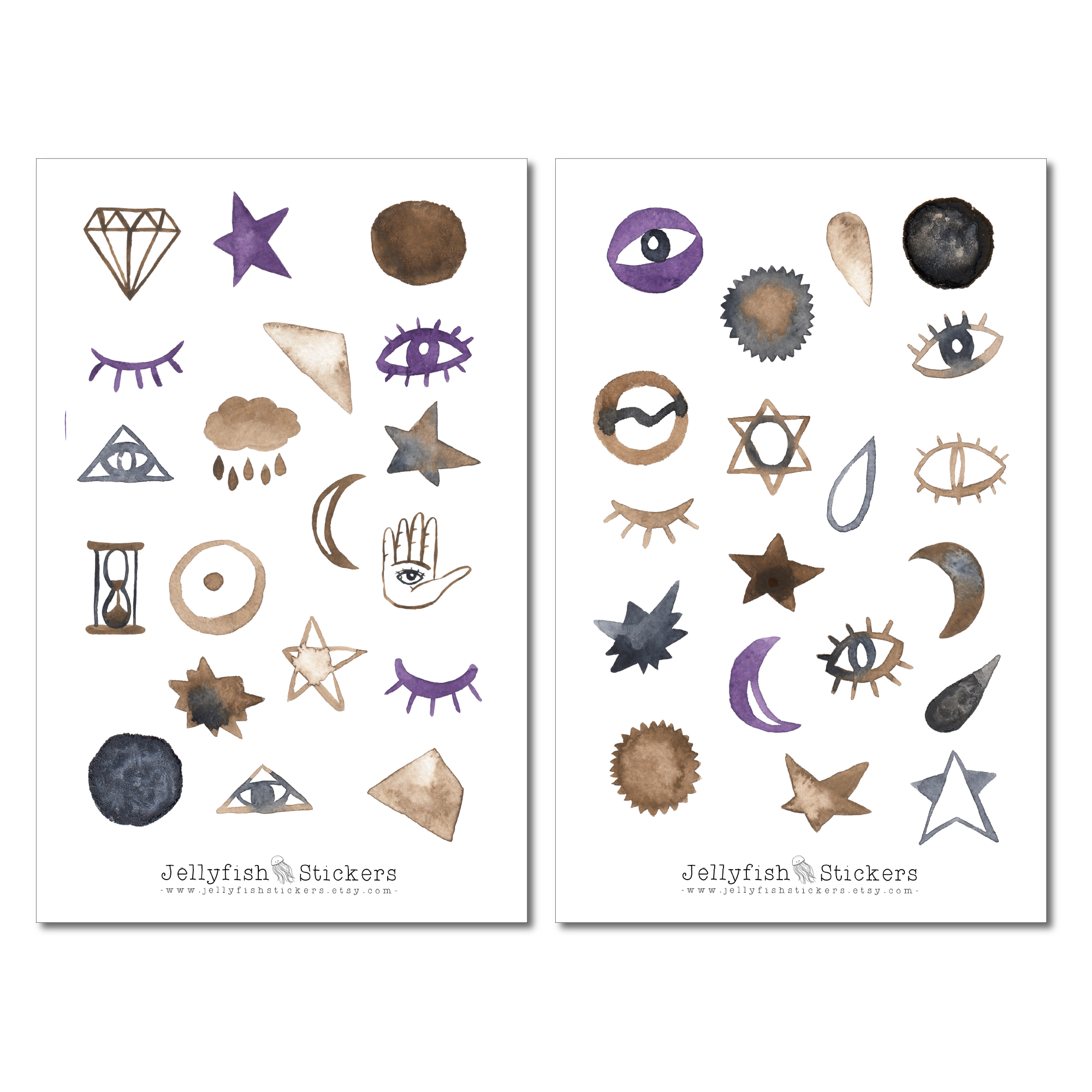 Alchemie und Magie Sticker Set