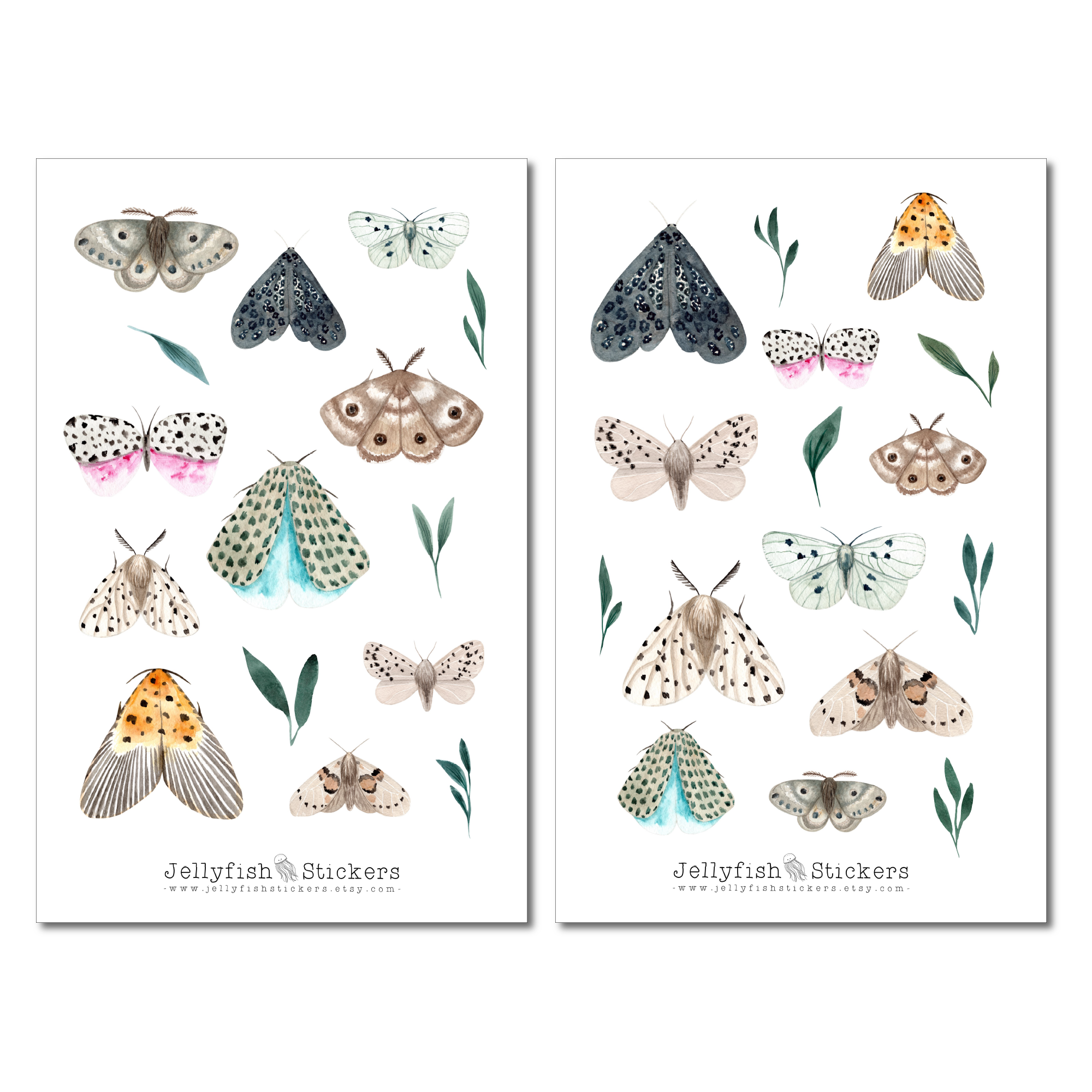 Motten Sticker Set