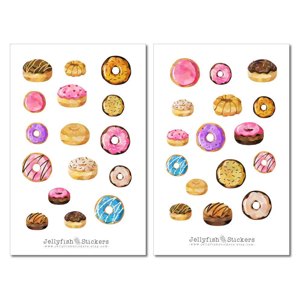 Donuts Sticker Set