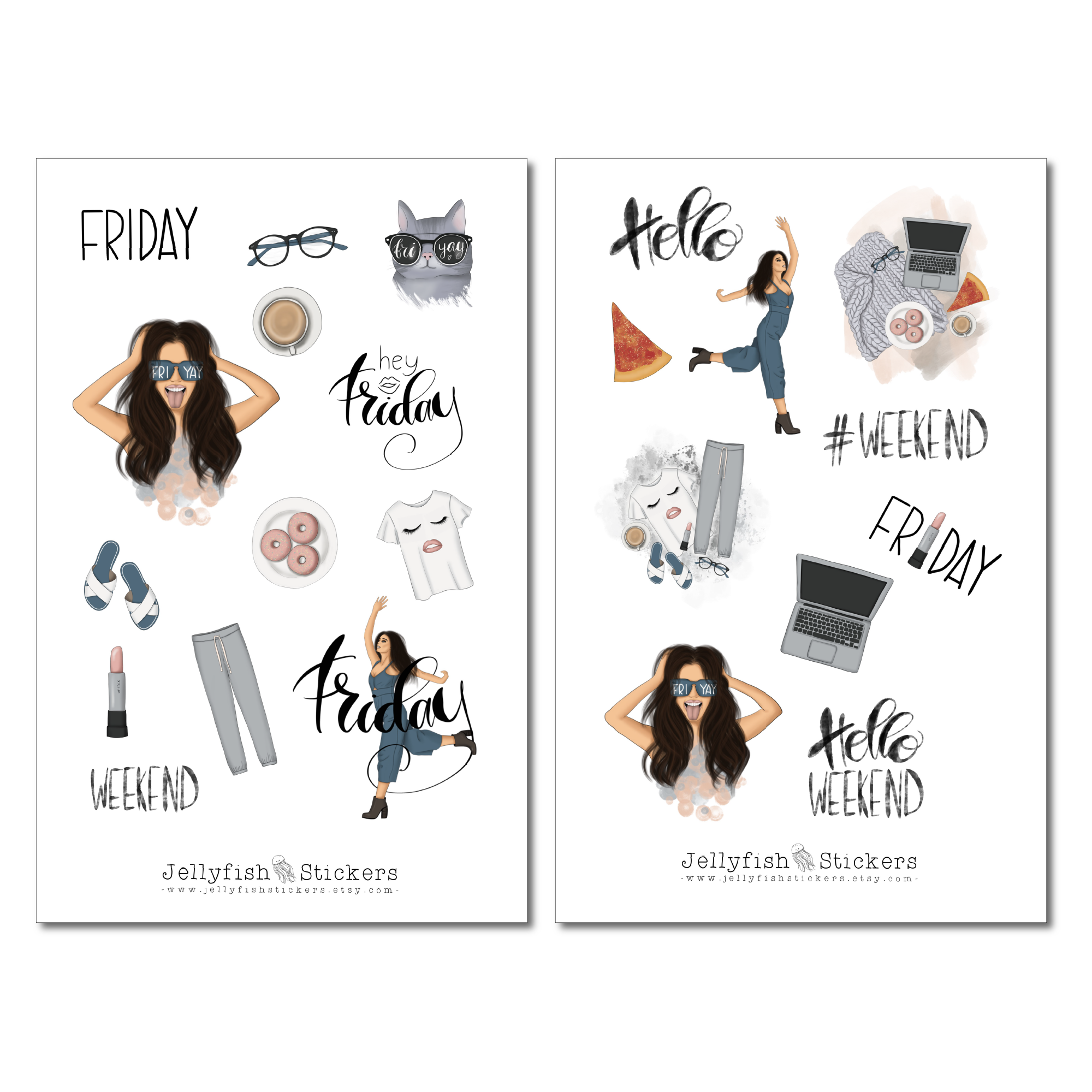 Girls Weekend Sticker Set