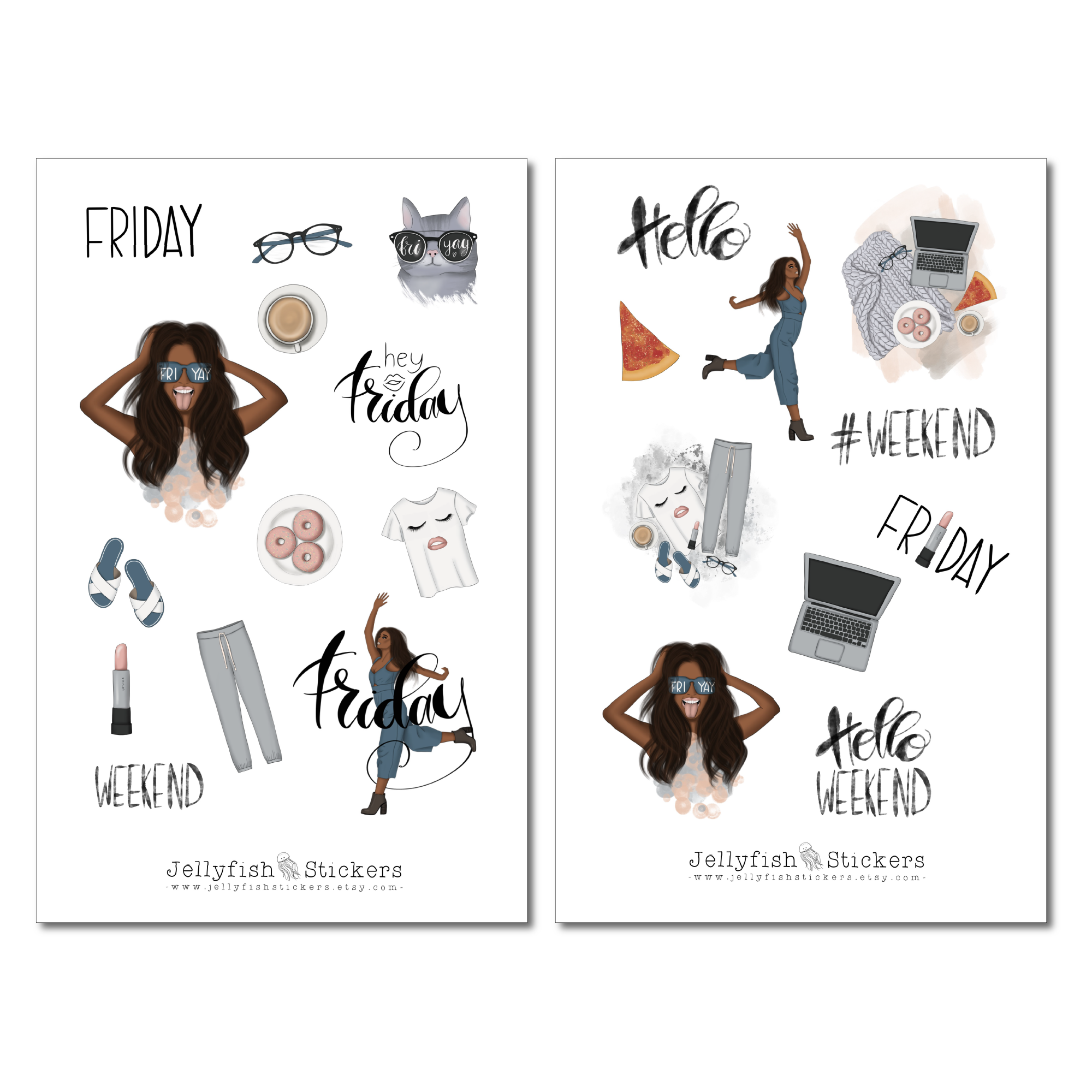 Girls Weekend Sticker Set