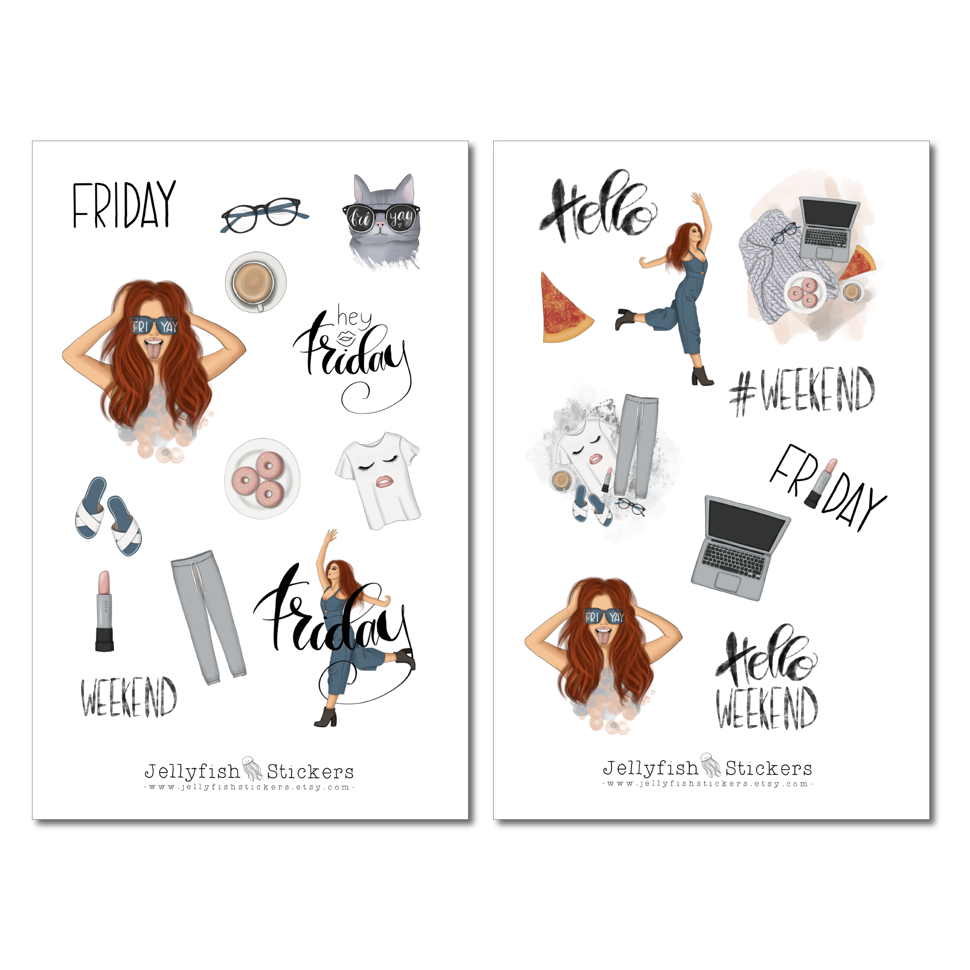 Girls Weekend Sticker Set