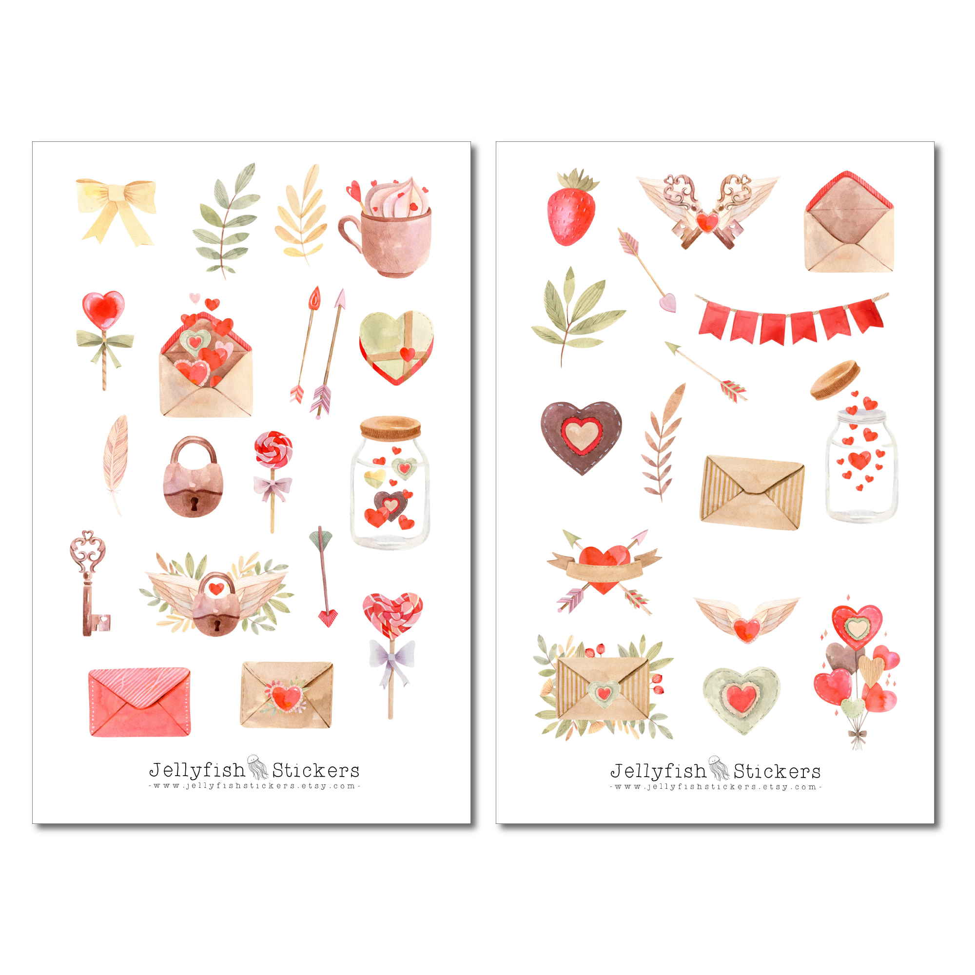 Valentine's Day Sticker Set