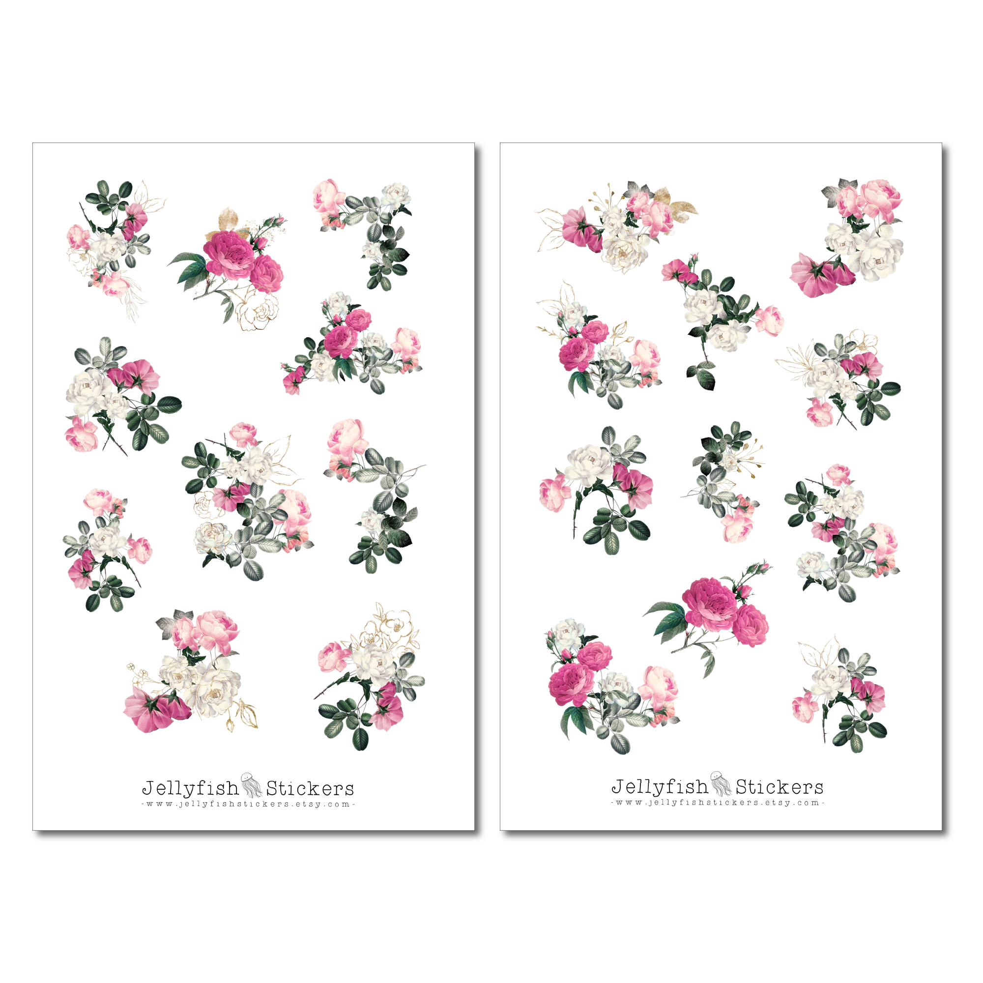 Rose garden Sticker Set