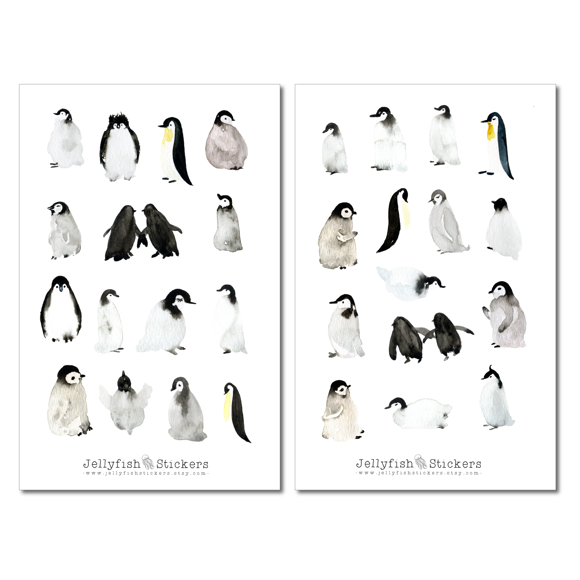 Pinguine Sticker Set