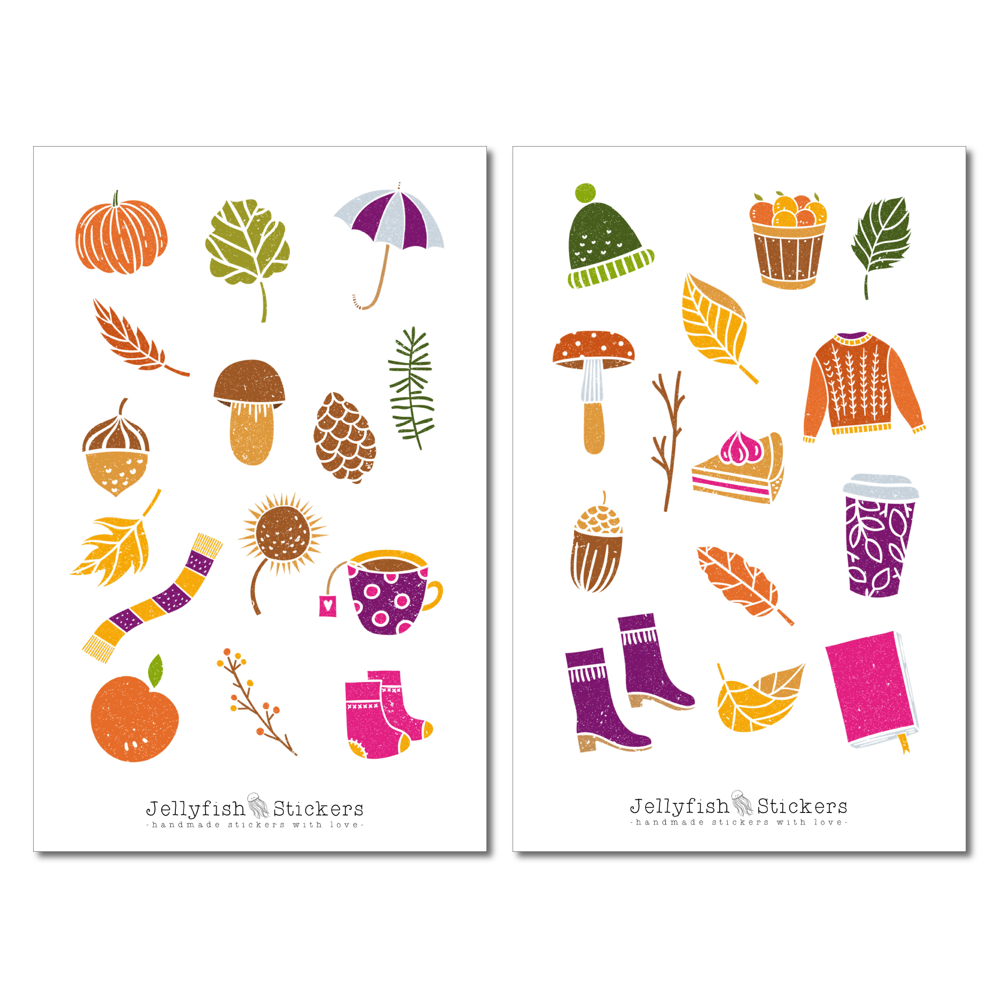 Herbst Sticker Set