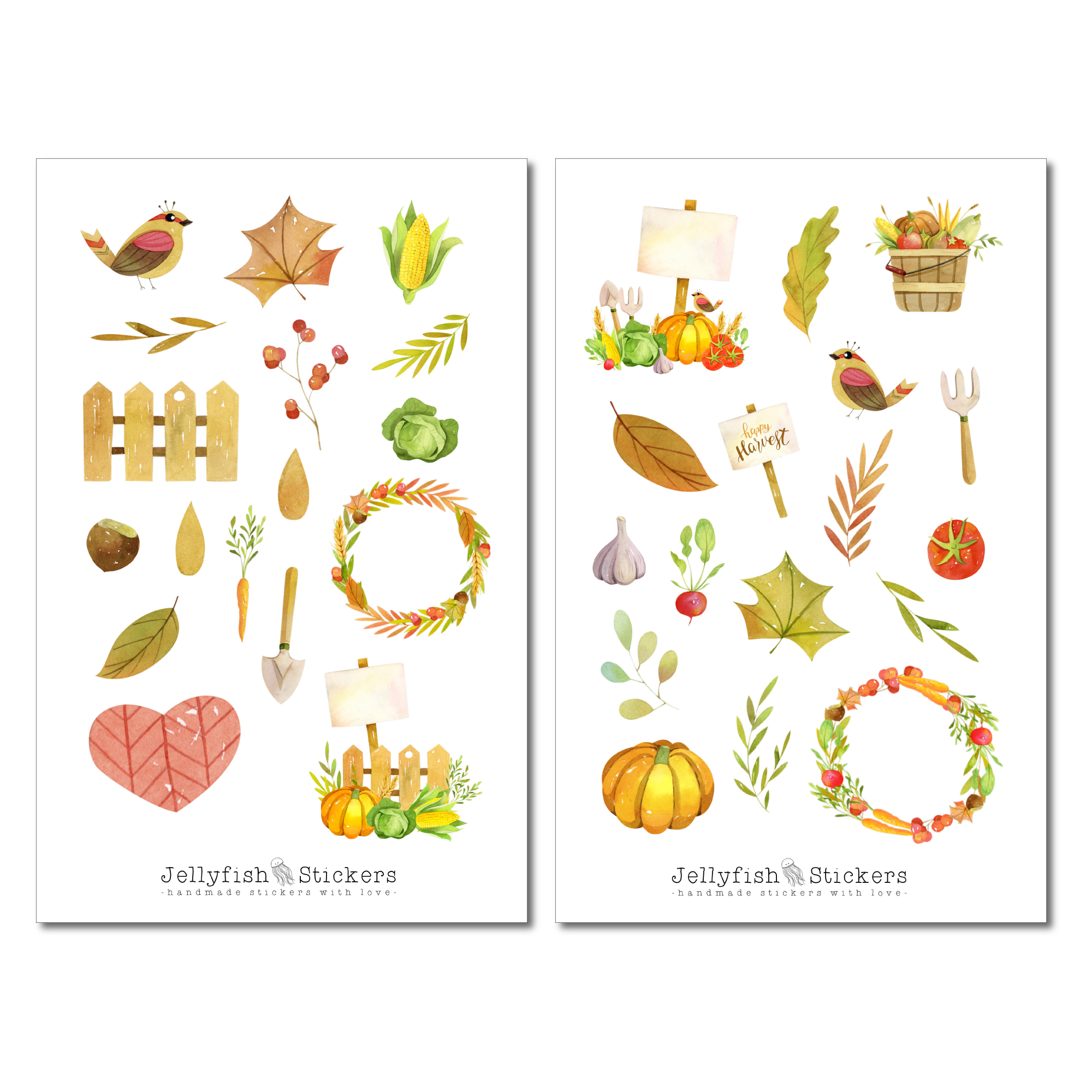 Fall Harvest Sticker Set