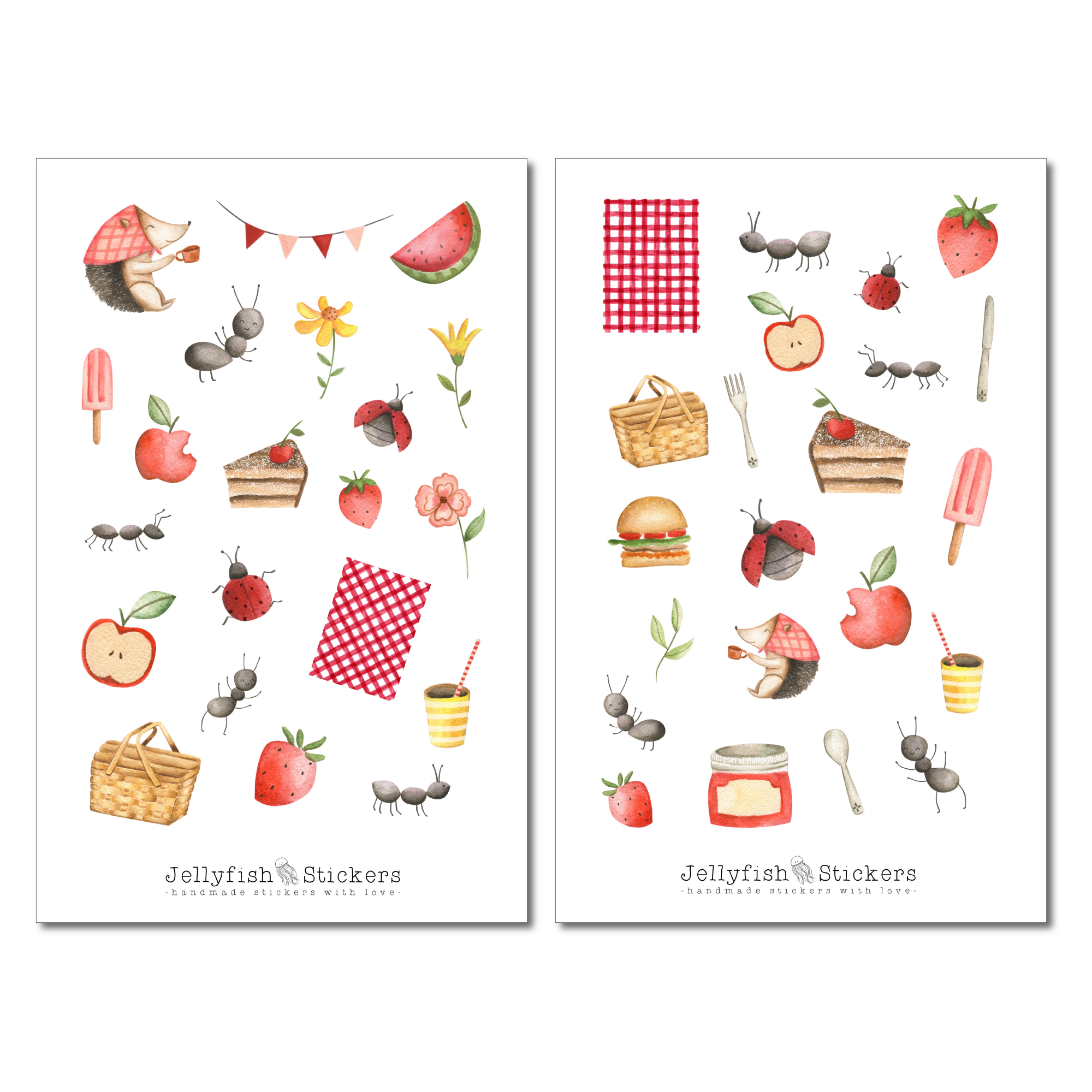 Picknick Sticker Set