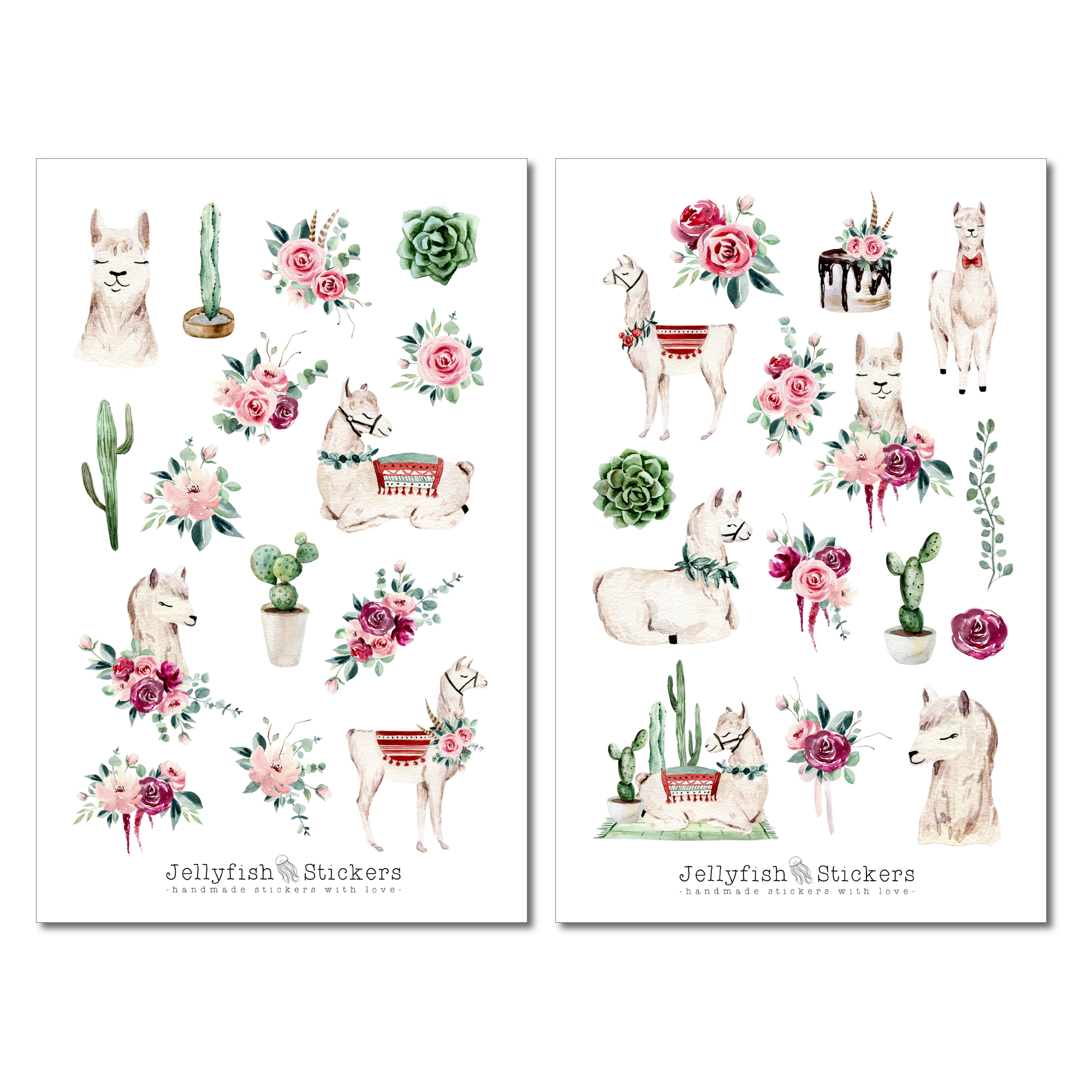 Lamas Sticker Set