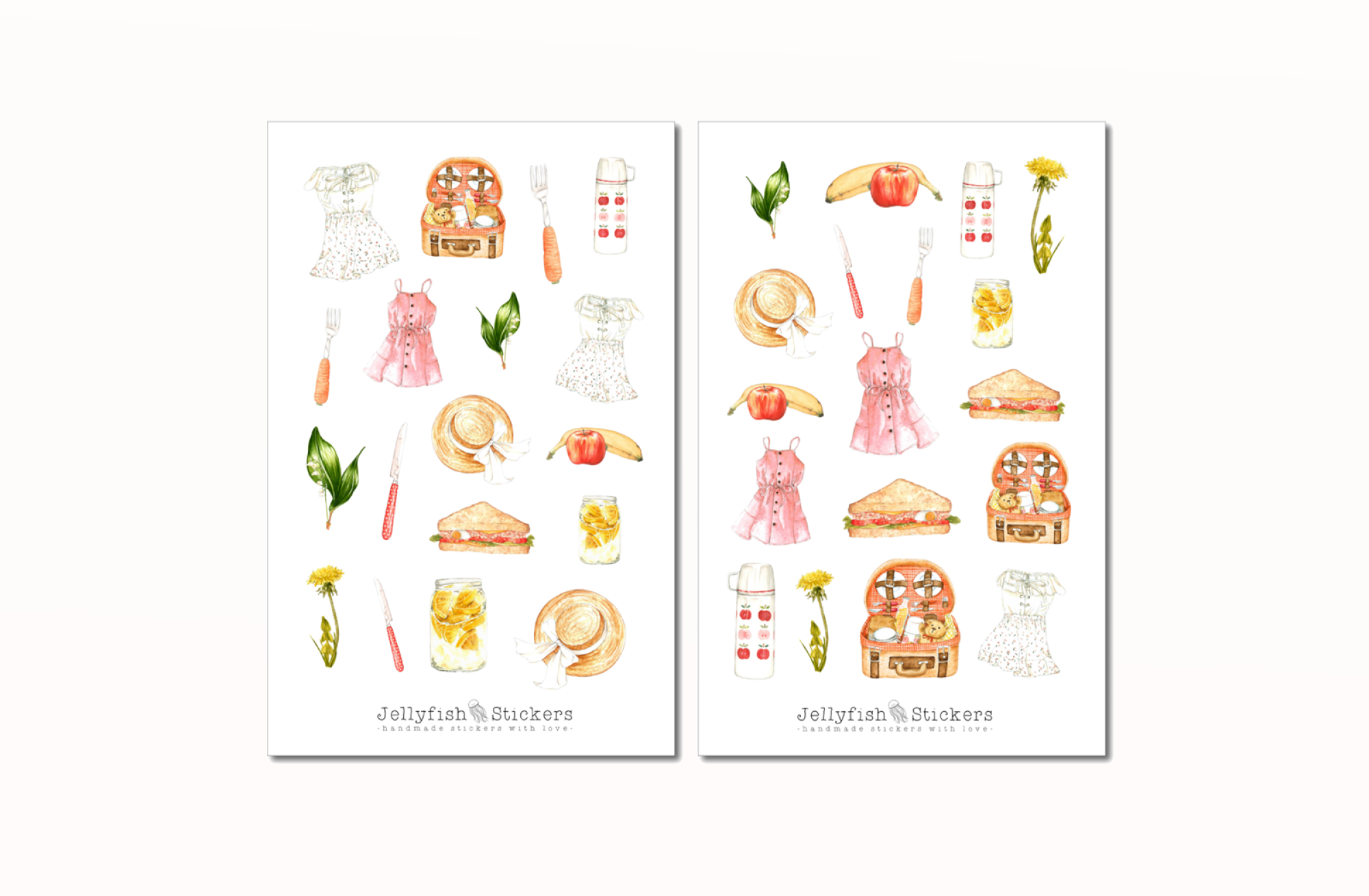 Picknick Sticker Set