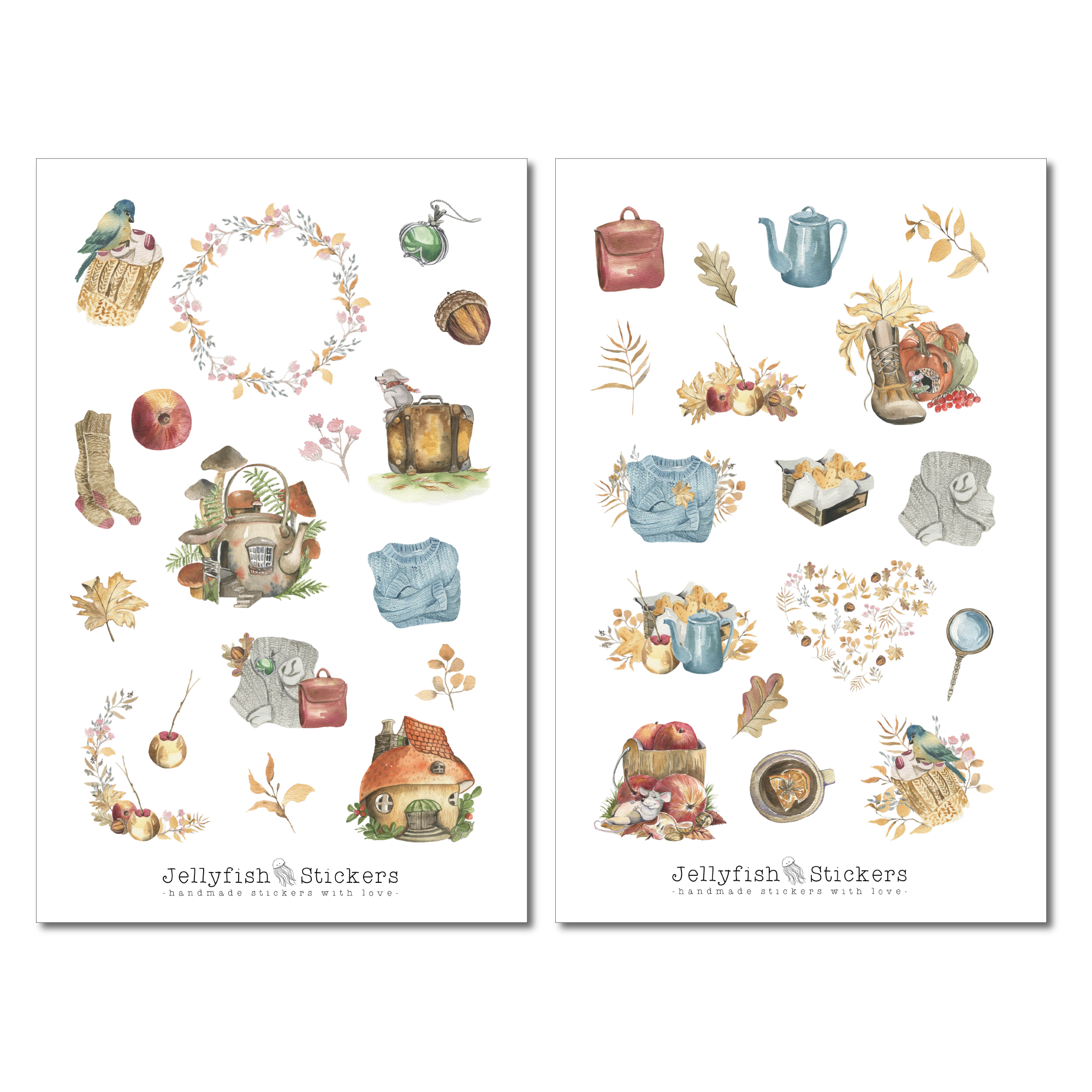 Herbst Sticker Set