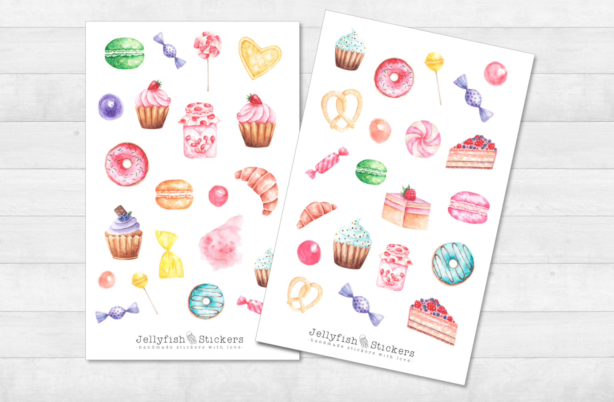 Candy and Pastry Sticker Set