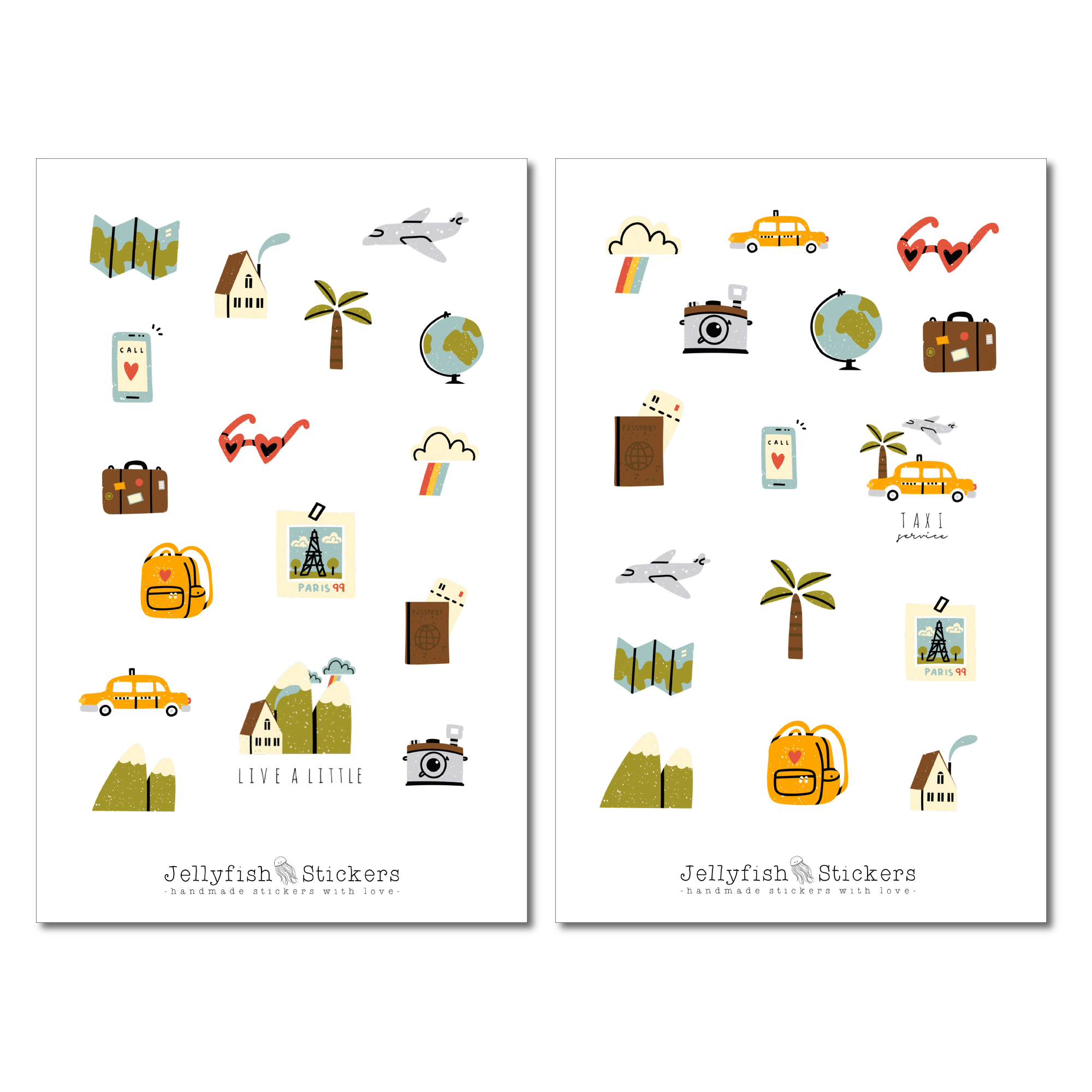 Planer Sticker Set